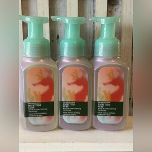 Bath & Body Works HIGH TIDE SURF Gentle Foaming Hand Soap 8.75 oz Lot Of 3 New